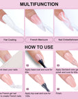 White French Gel Polish for Perfect Smile Lines in Seconds