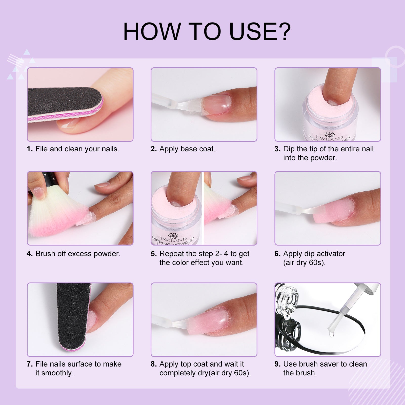 Professional Dip Powder Liquid Set for Flawless Manicures (Ships to US Only)