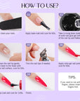 Solid Nail Glue Gel for Strong Long-Lasting Nail Extensions