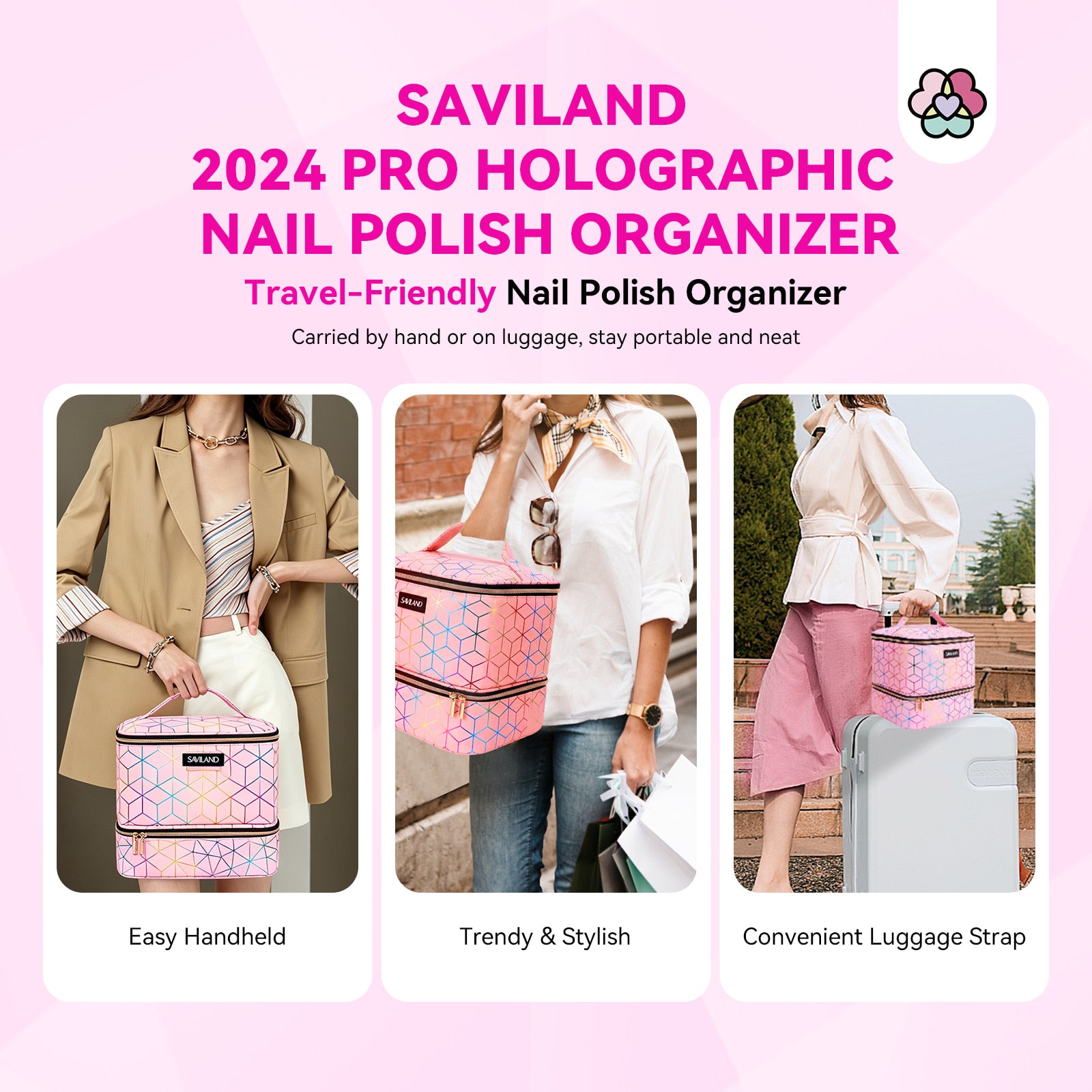 30-Bottle Nail Polish Organizer Bag (Ships to US Only)
