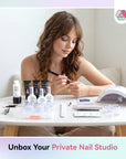 15-Color Purple Cat Eye Poly Gel Kit (Ships to US Only)