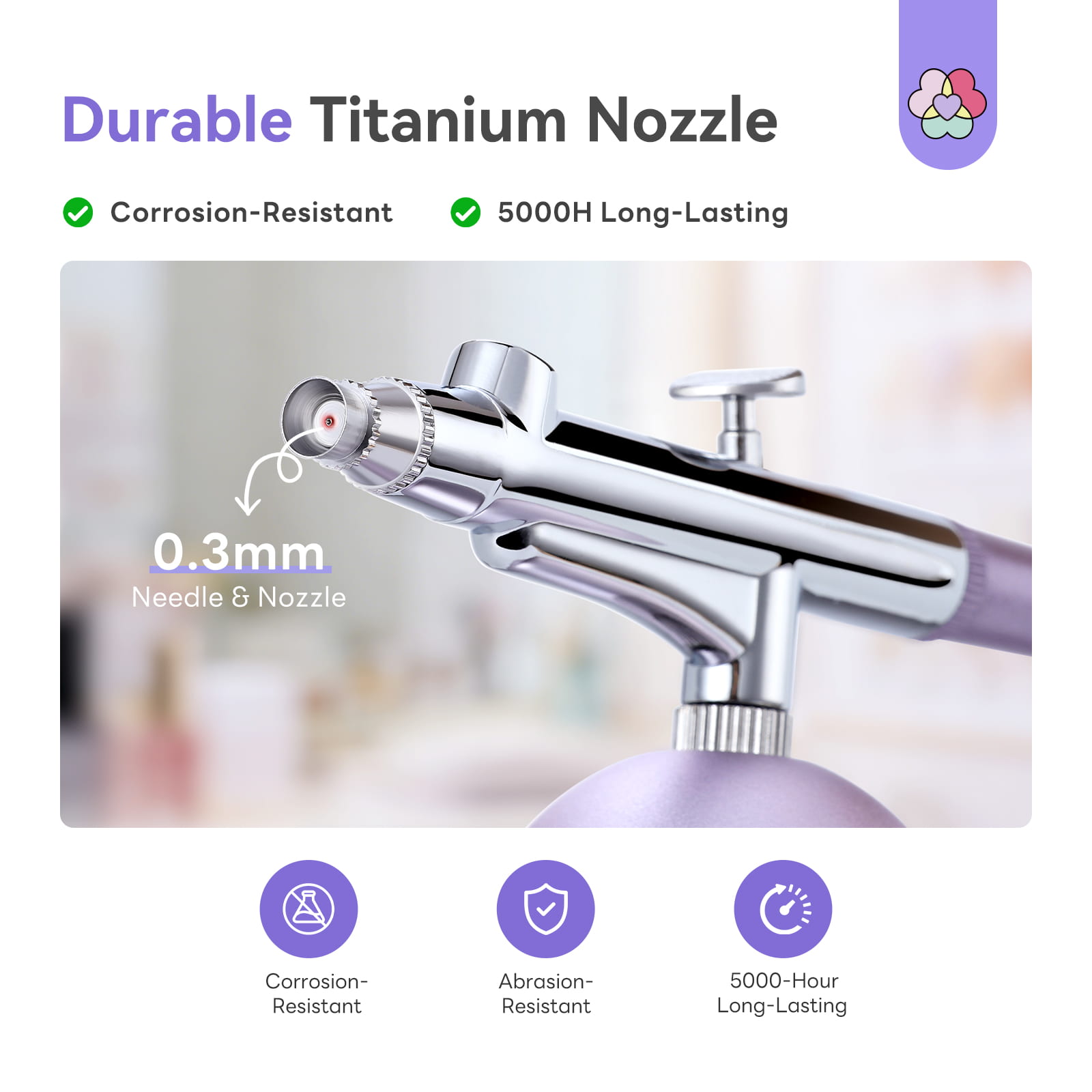 Portable Nail Airbrush Kit  Adjustable Pressure for Endless Creativity