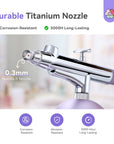 Portable Nail Airbrush Kit  Adjustable Pressure for Endless Creativity