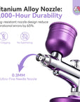 Dual-Mode Rechargeable Nail Airbrush Kit for Salon-Perfect Results