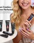 6-Color Fine Shimmer Poly Gel Kit (Ships to US Only)