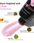 4-Color Pink Cat Eye Poly Gel Extension Kit (Ships to US Only)