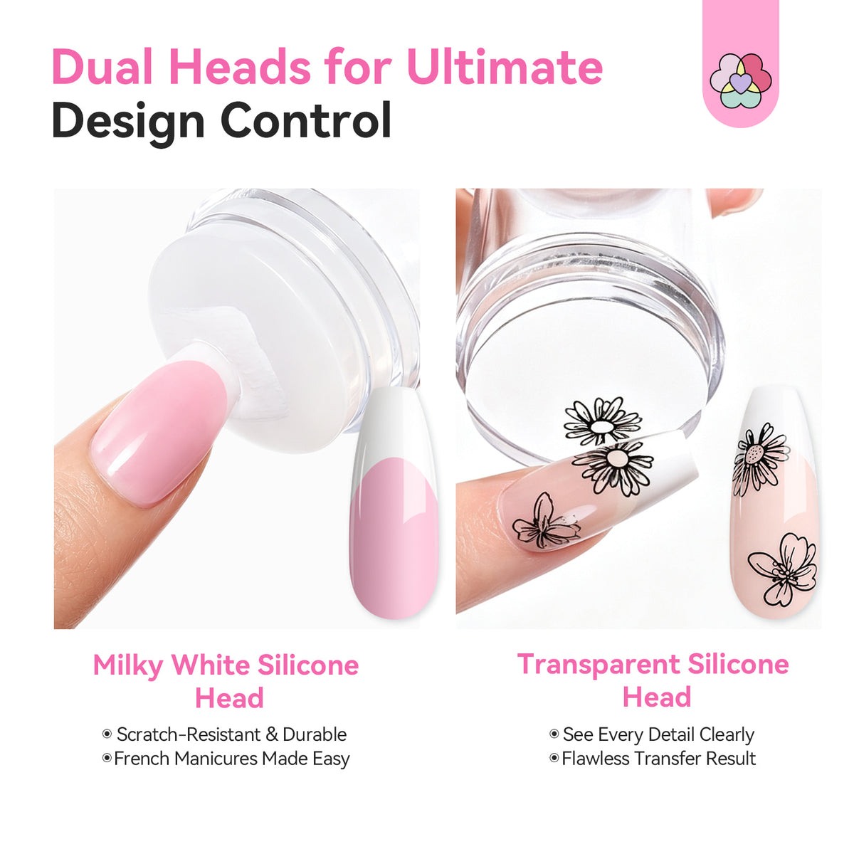 7-Piece Silicone French Tip Nail Stamp Set (Ships to US Only)