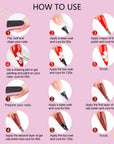 48 Colors Gel Paint Nail Kit - Gel Nail Polish Kit with 15pcs Nail Brush