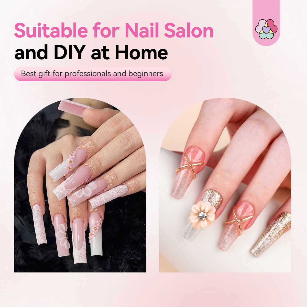 Acrylic Nail Brush Set with Sizes 8, 10 &amp; 14 (Ships to US Only)