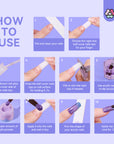 French Nail Tips & Brush Kit for Easy Acrylic Extensions (Ships to US Only)