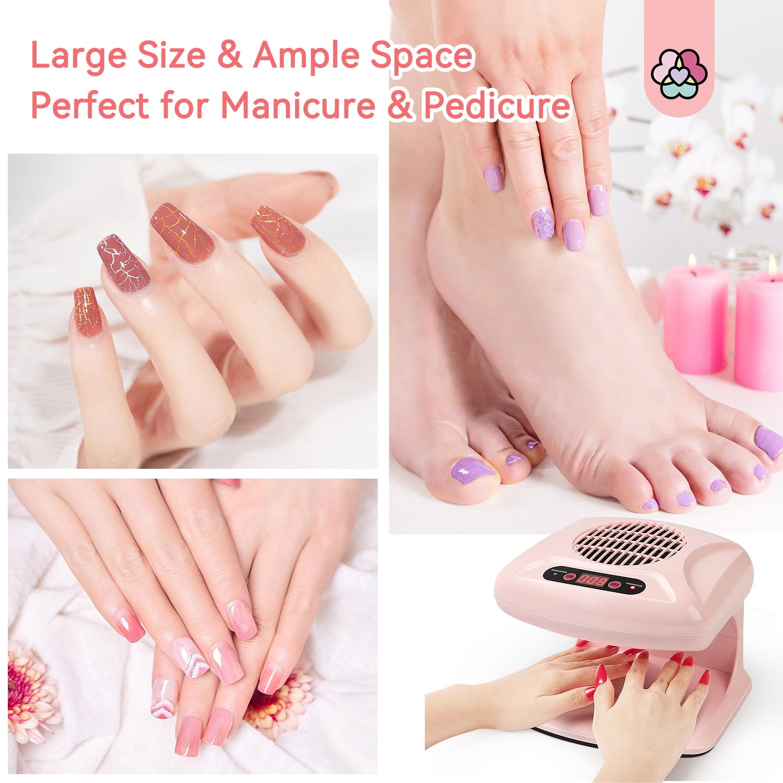 Dry Nails Faster Than Ever  Professional 300W Nail Dryer (Ships to US Only)