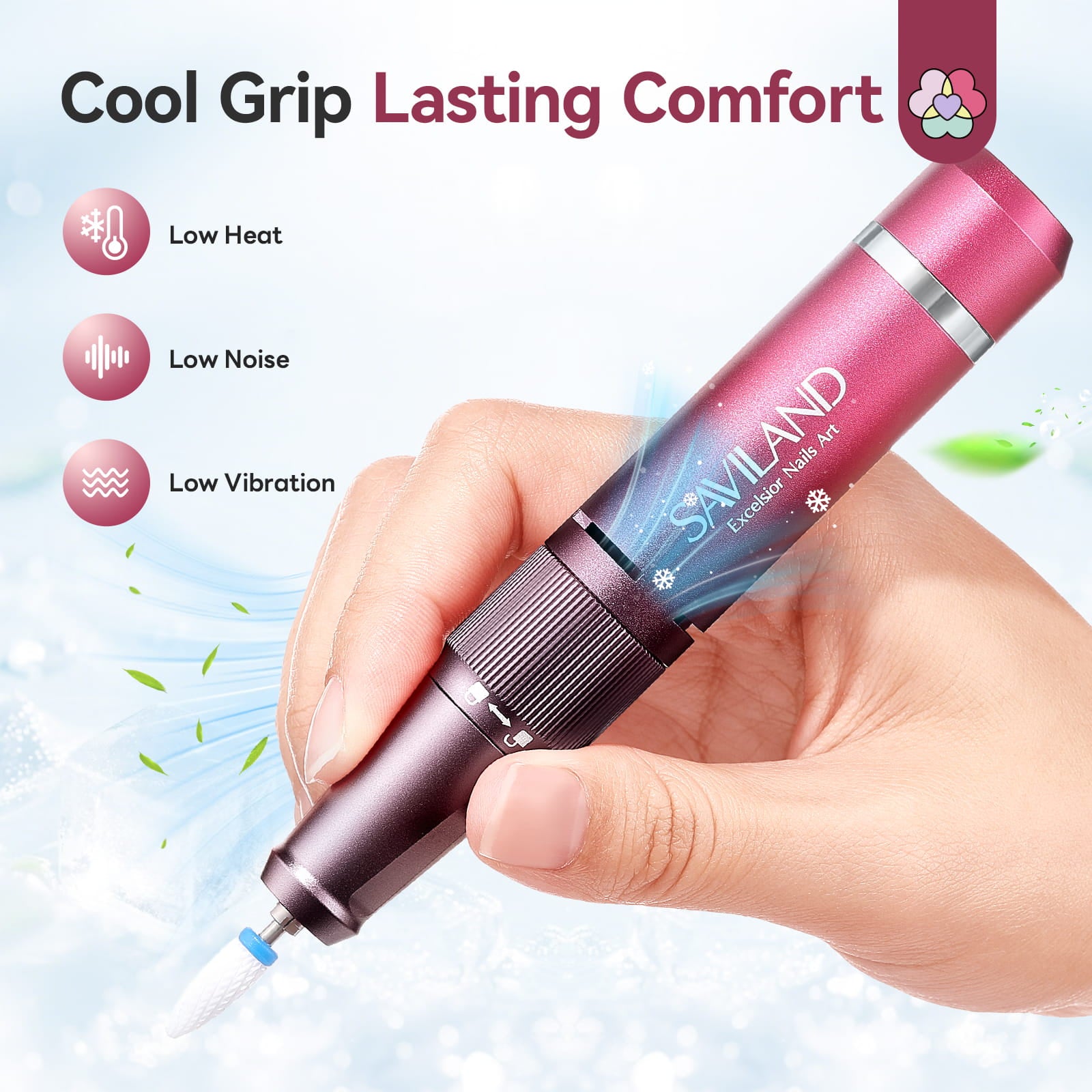 40000RPM Electric Nail Drill for 30S Fast Acrylic Removal