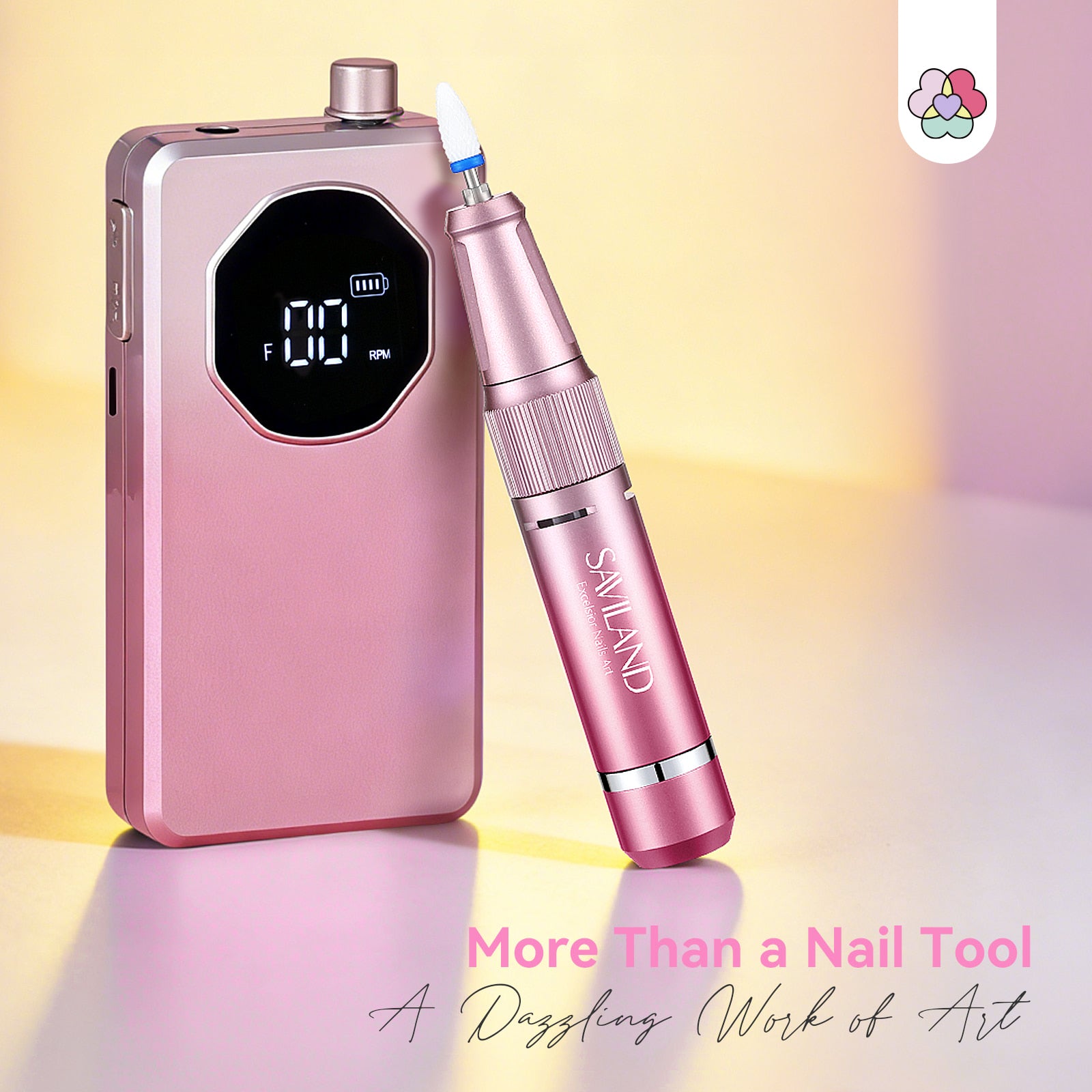 40000RPM Professional Nail Drill for 30S Fast Acrylic Removal