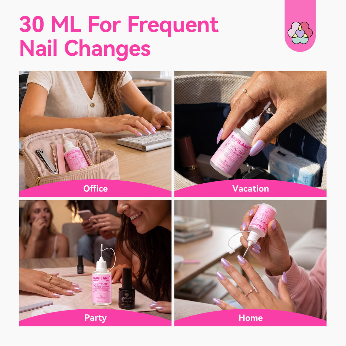 30ml Pinpoint Press-On Nail Glue Remover (Ships to US Only)