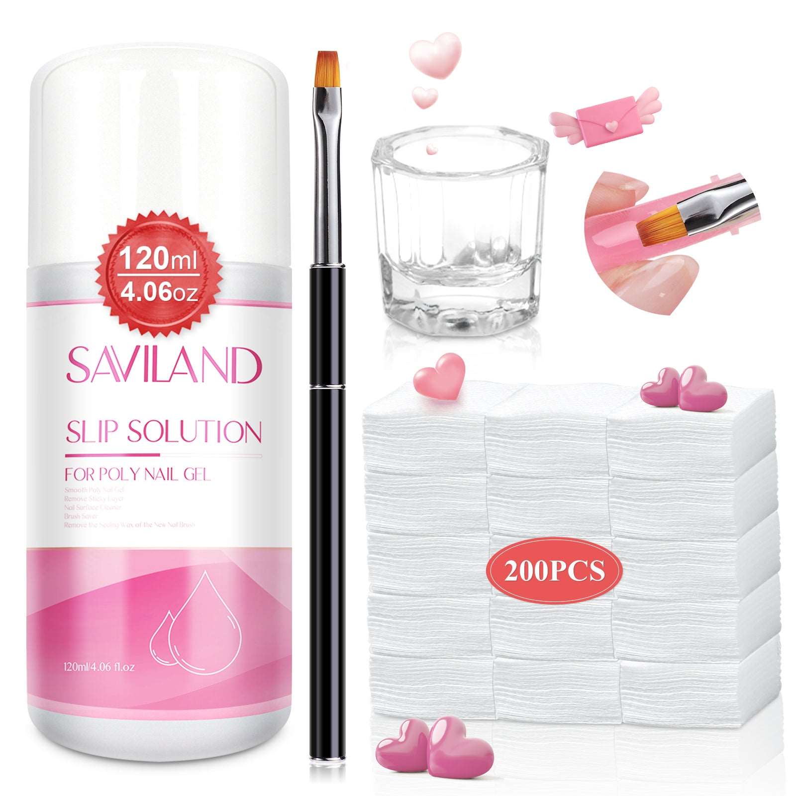 Slip Solution Poly Gel Nail Kit-120ml Slip Solution for Poly Gel