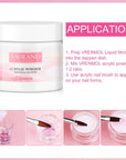 [US ONLY]1pcs 120g Crystal Clear Acrylic Powder