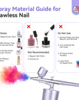 Complete Airbrush Nail Studio Kit  7-in-1 Gel & Spray System