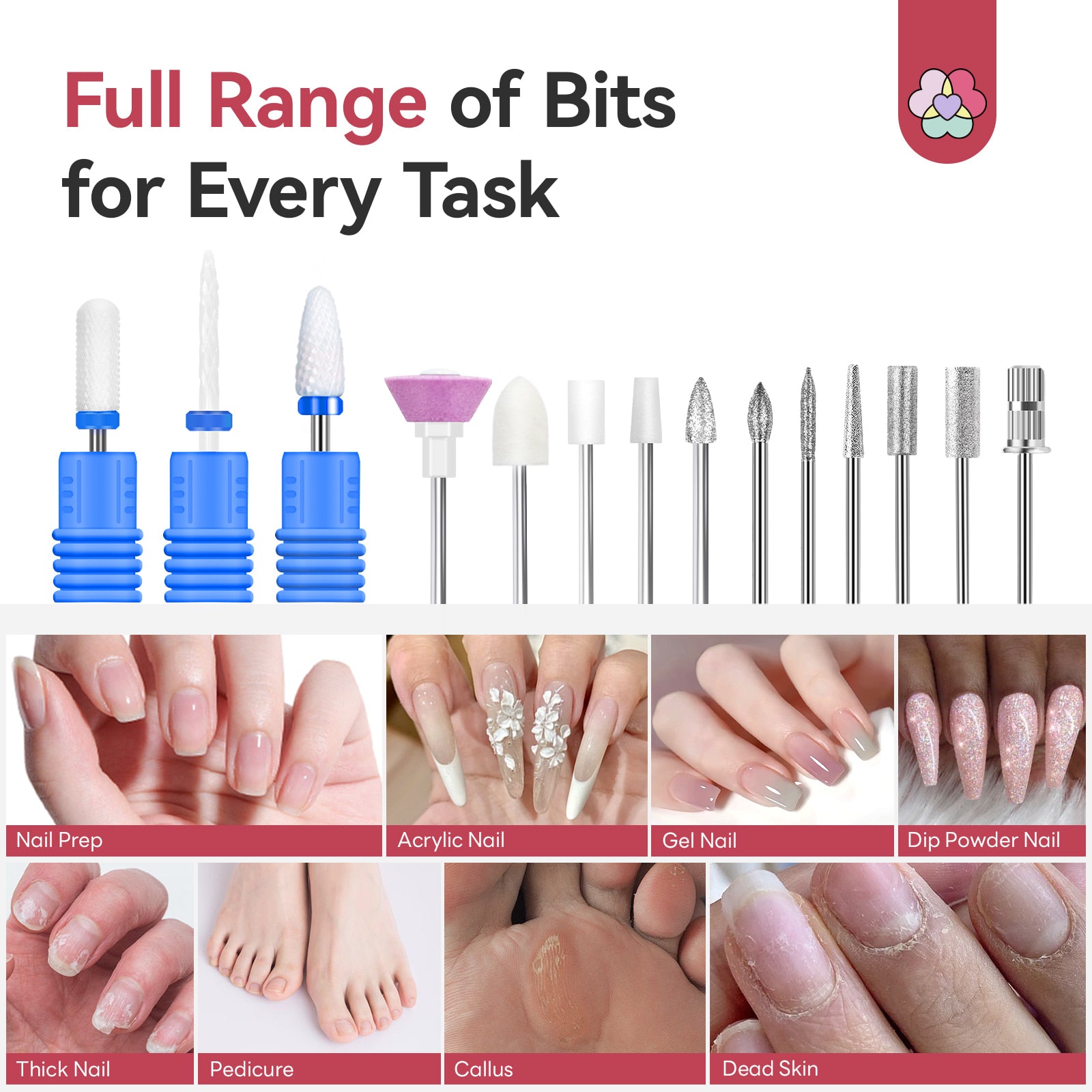 40000RPM Electric Nail Drill for Fast Acrylic Nail Removal