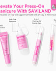 32-Piece Pink Cat Eye Extra Short Almond Press-On Nails  (Ships to US Only)