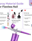 Dual-Mode Rechargeable Nail Airbrush Kit for Salon-Perfect Results