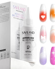 Large Capacity White Airbrush Gel for Salon Nail Art (Ships to US Only)