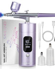 Cordless 30 PSI Airbrush Kit for Professional Nail Art