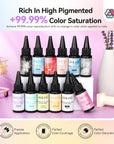 Dark Nude Airbrush Gel for Flawless Ombre Nail Art