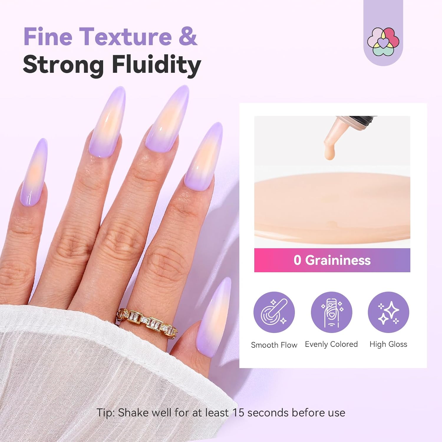 Light Nude Airbrush Gel for Aura &amp; Ombre Nails