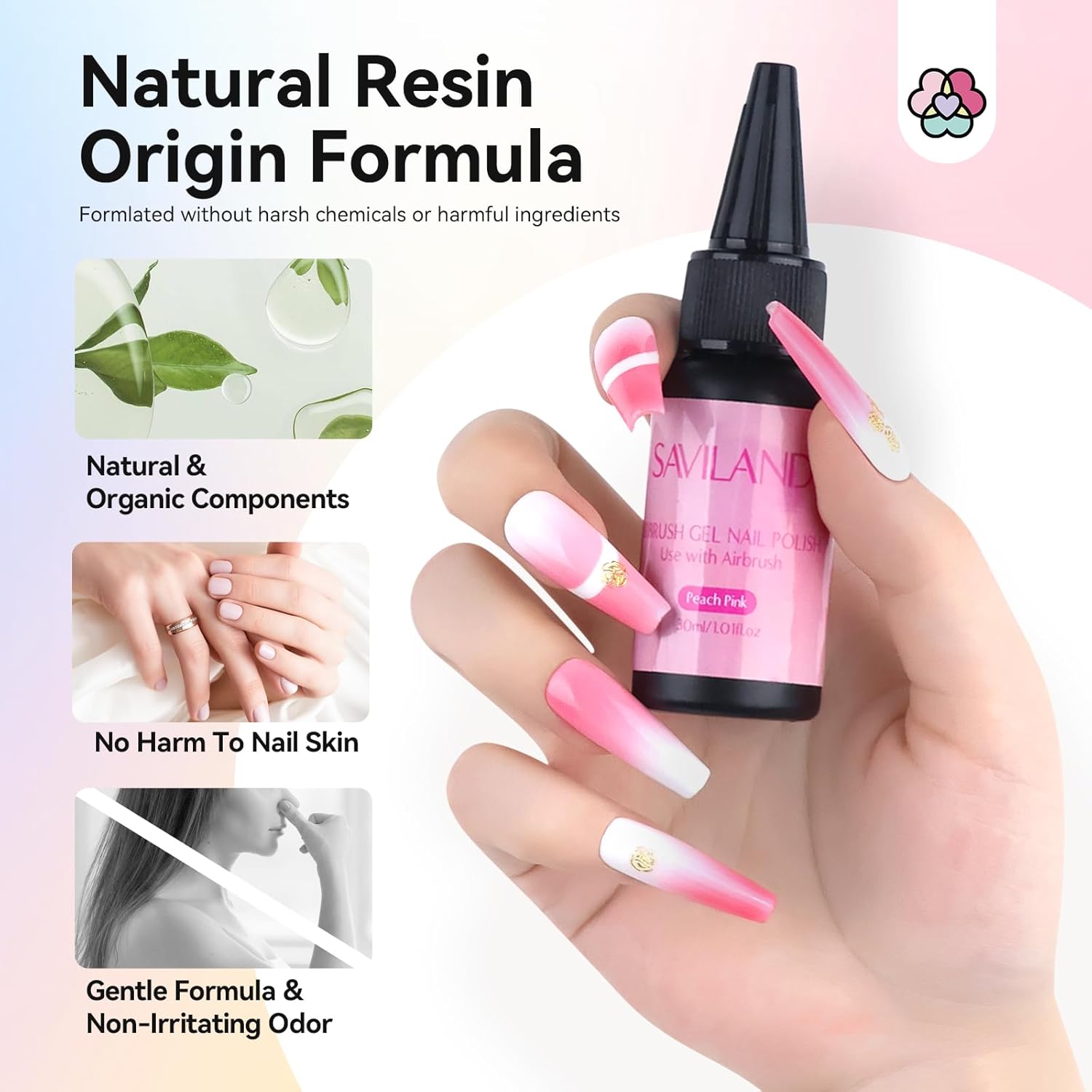 Dark Nude Airbrush Gel for Flawless Ombre Nail Art