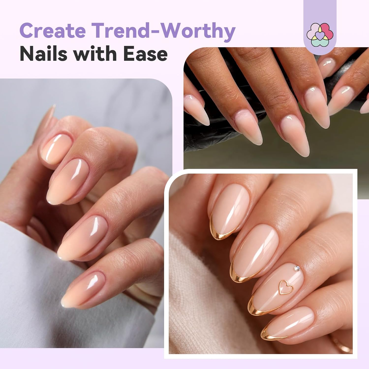 Light Nude Airbrush Gel for Aura &amp; Ombre Nails