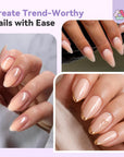 Light Nude Airbrush Gel for Aura & Ombre Nails