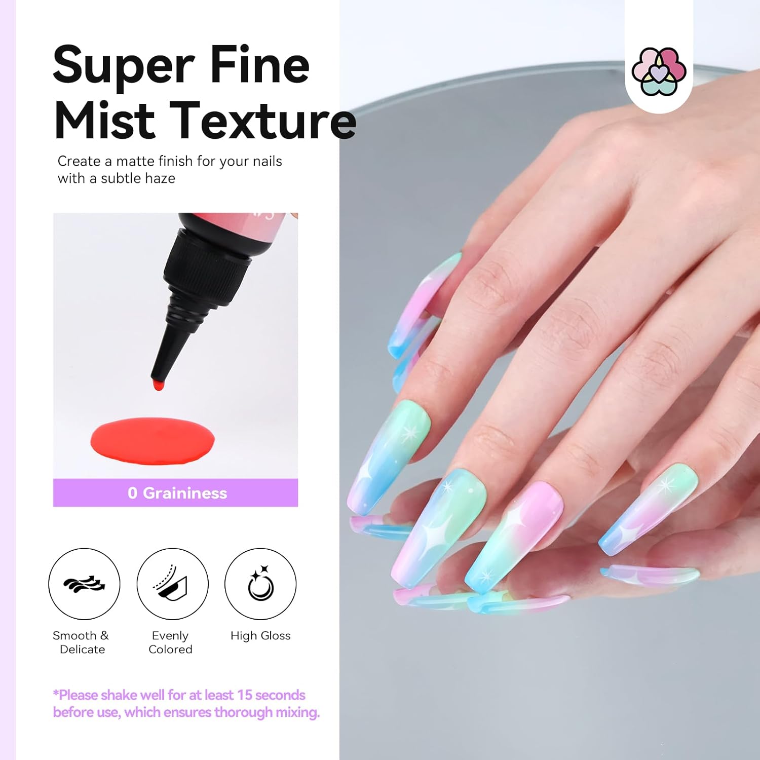 Dark Nude Airbrush Gel for Flawless Ombre Nail Art