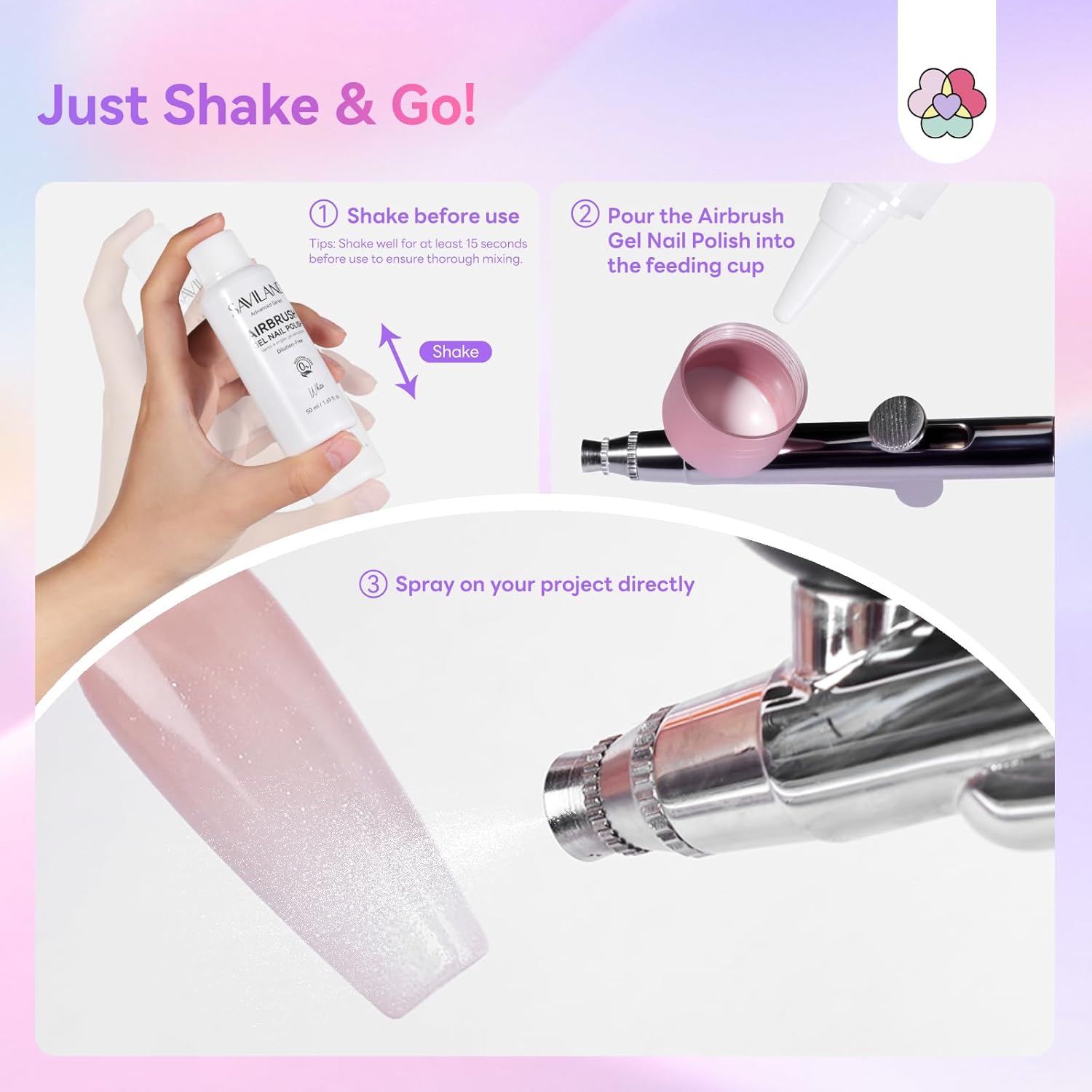 Large Capacity White Airbrush Gel for Salon Nail Art (Ships to US Only)
