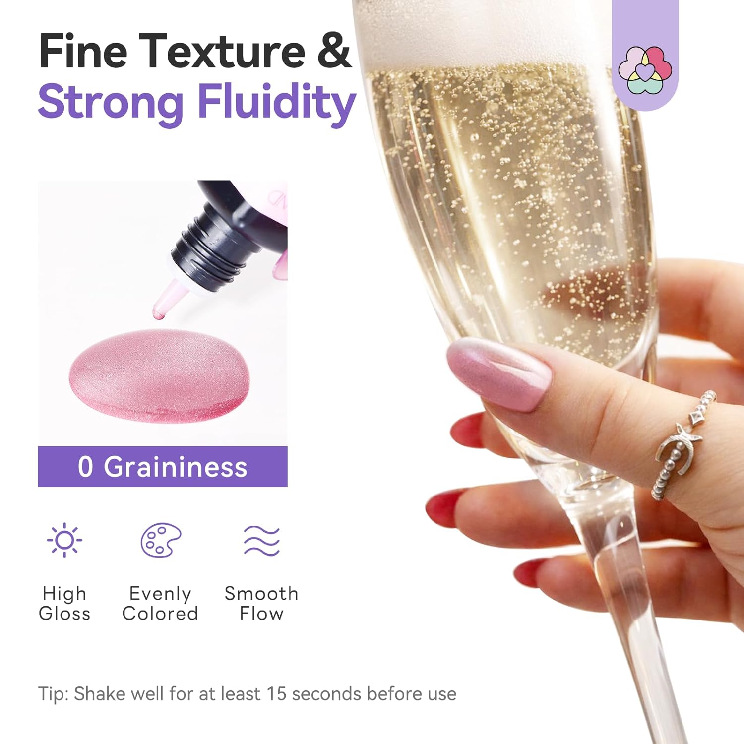 6 Velvet Cat Eye Airbrush Gels for Magnetic Nail Art