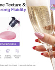 6 Velvet Cat Eye Airbrush Gels for Magnetic Nail Art