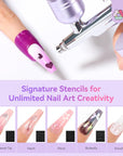 7-in-1 Airbrush Nail Art Kit for Instant Salon Results