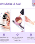 Light Nude Airbrush Gel for Aura & Ombre Nails