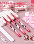 3PCS kolinsky acrylic nail brush