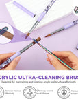 Saviland Acrylic Nail Brush Set-4