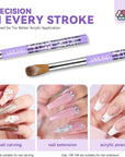 Saviland Acrylic Nail Brush Set for Nail Art DIY