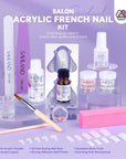 Saviland french acrylic home nail kit