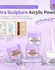 Saviland colored acrylic nail powder set-02