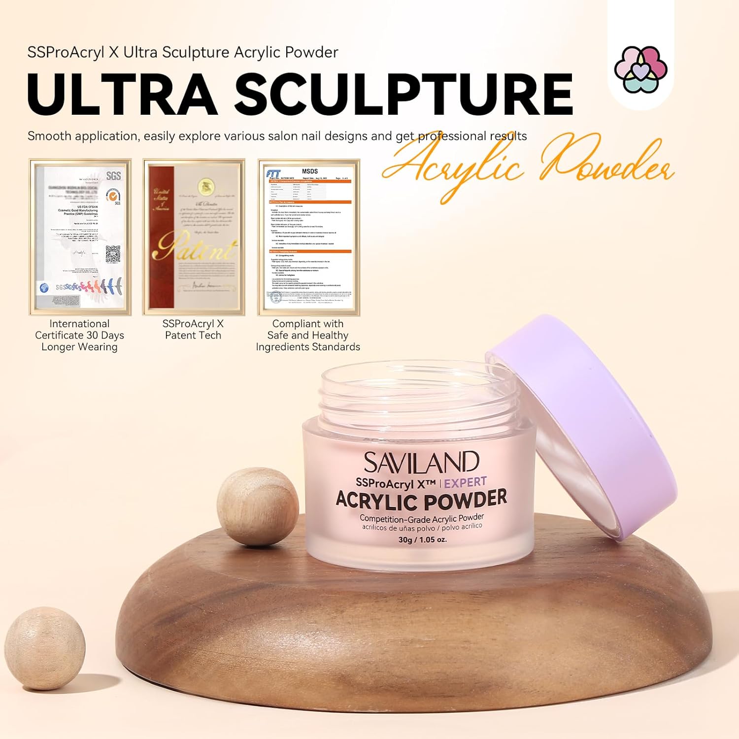 Saviland nude acrylic powder-02