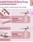 adjustable pressure&spray range cordless airbrush kit