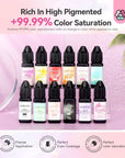 Saviland 12 Colors Airbrush Gel Polish Set