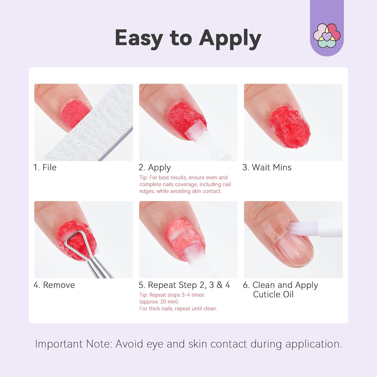 Professional Dip Nail Remover Kit with Cuticle Care (Ships to US Only)