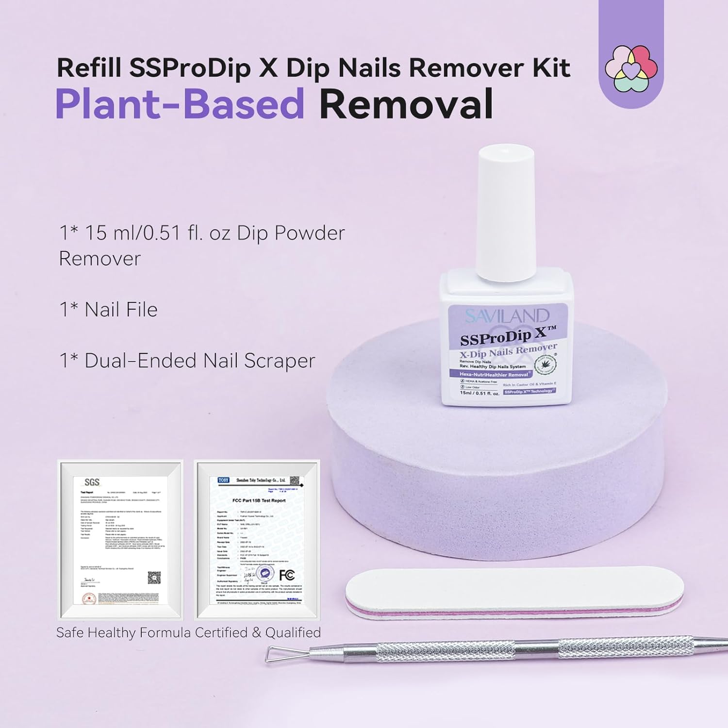 Professional Dip Nail Remover Kit with Cuticle Care (Ships to US Only)