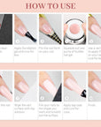 how to use the nude pink builder gel