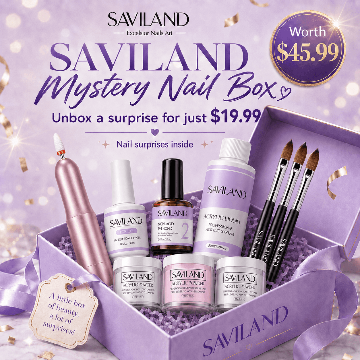 Deluxe Mystery Nail Box – Surprise Nail Box Worth $45.99