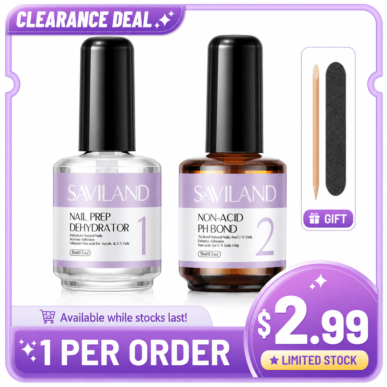 Nail Dehydrator &amp; Primer for Maximum Nail Adhesion